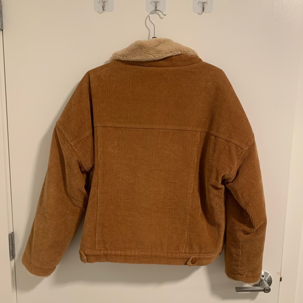 Fleece-Lined Corduroy Jacket - Picture 4 of 5